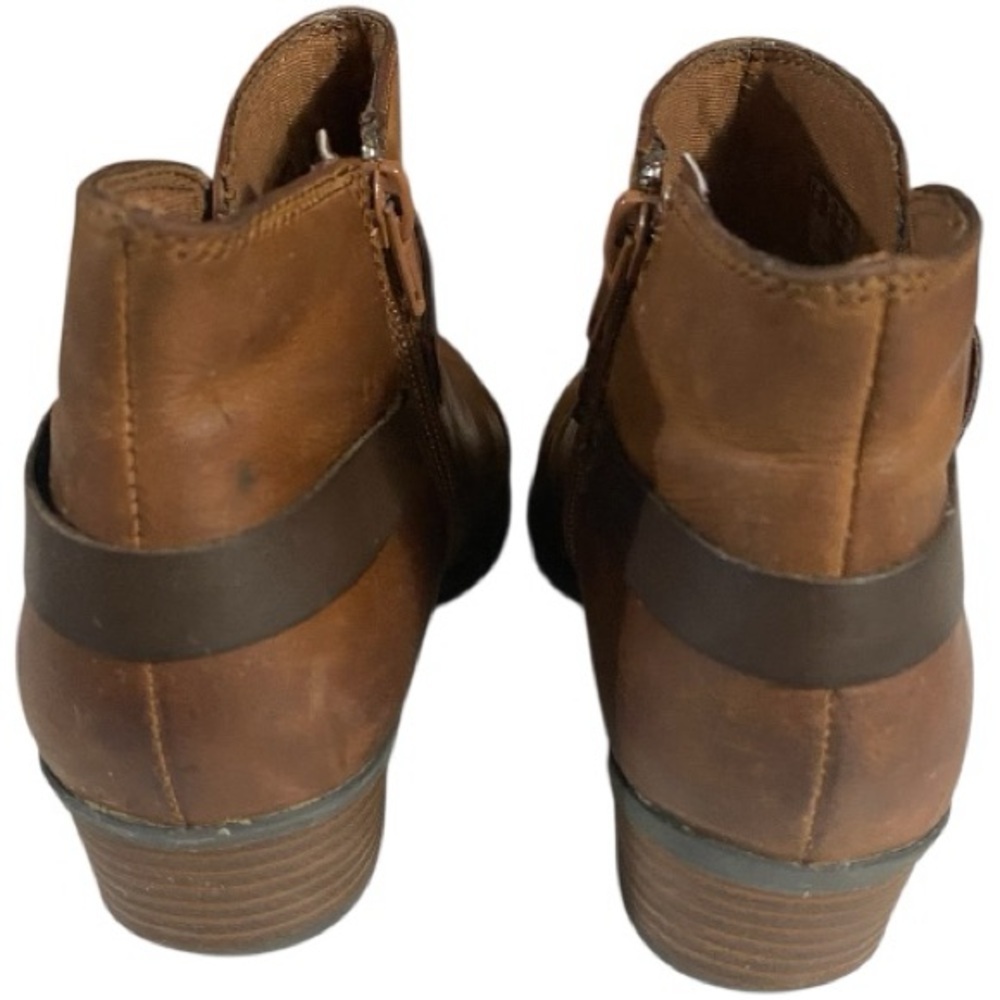 Clarks Leather Booties, Neutral,Sz 9, Sustainable, Timeless,Capsule wardrobe - Picture 8 of 15